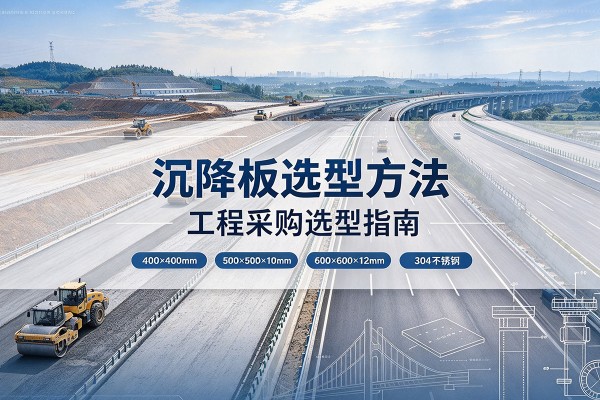 岳塘沉降板选择方法