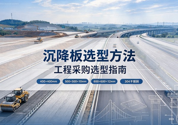 岳塘沉降板选择方法